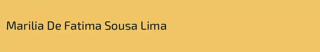 Marilia De Fatima Sousa Lima
